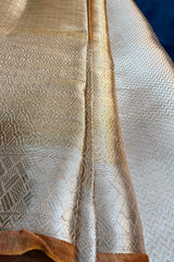 Golden Tissue Silk Woven Saree