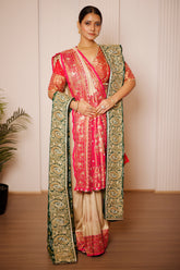 Cream Uppada Silk All Over Woven Traditional Saree