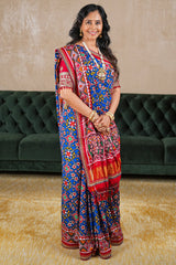Blue Silk Traditional Patola Saree
