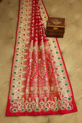 Rani Pink Banarasi Silk