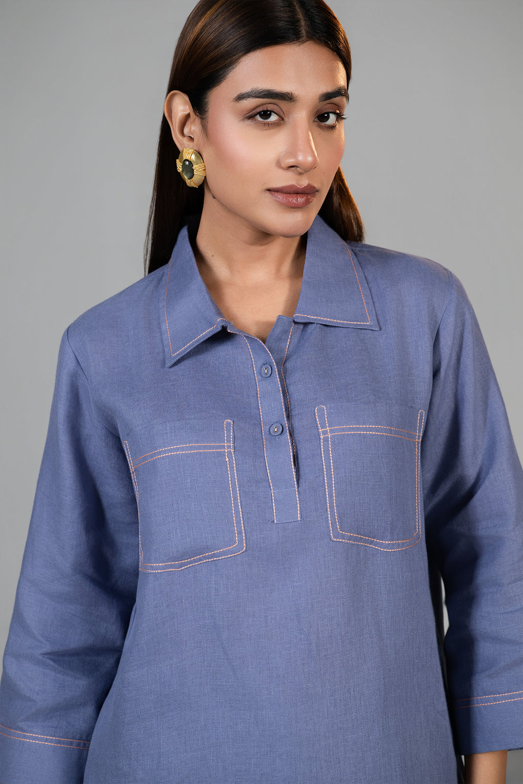 Mulberry Mist Linen Co-Ord Set