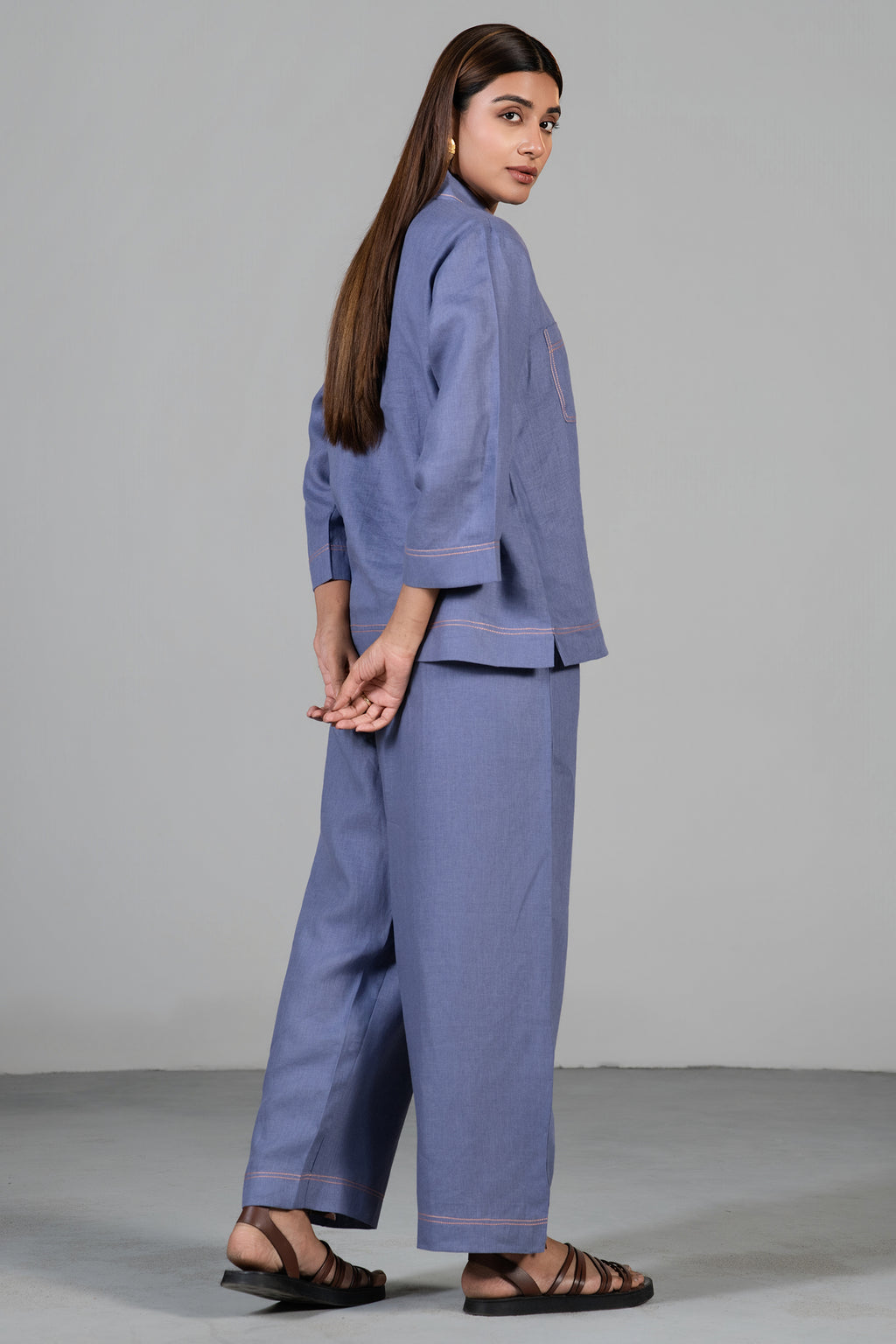 Mulberry Mist Linen Co-Ord Set