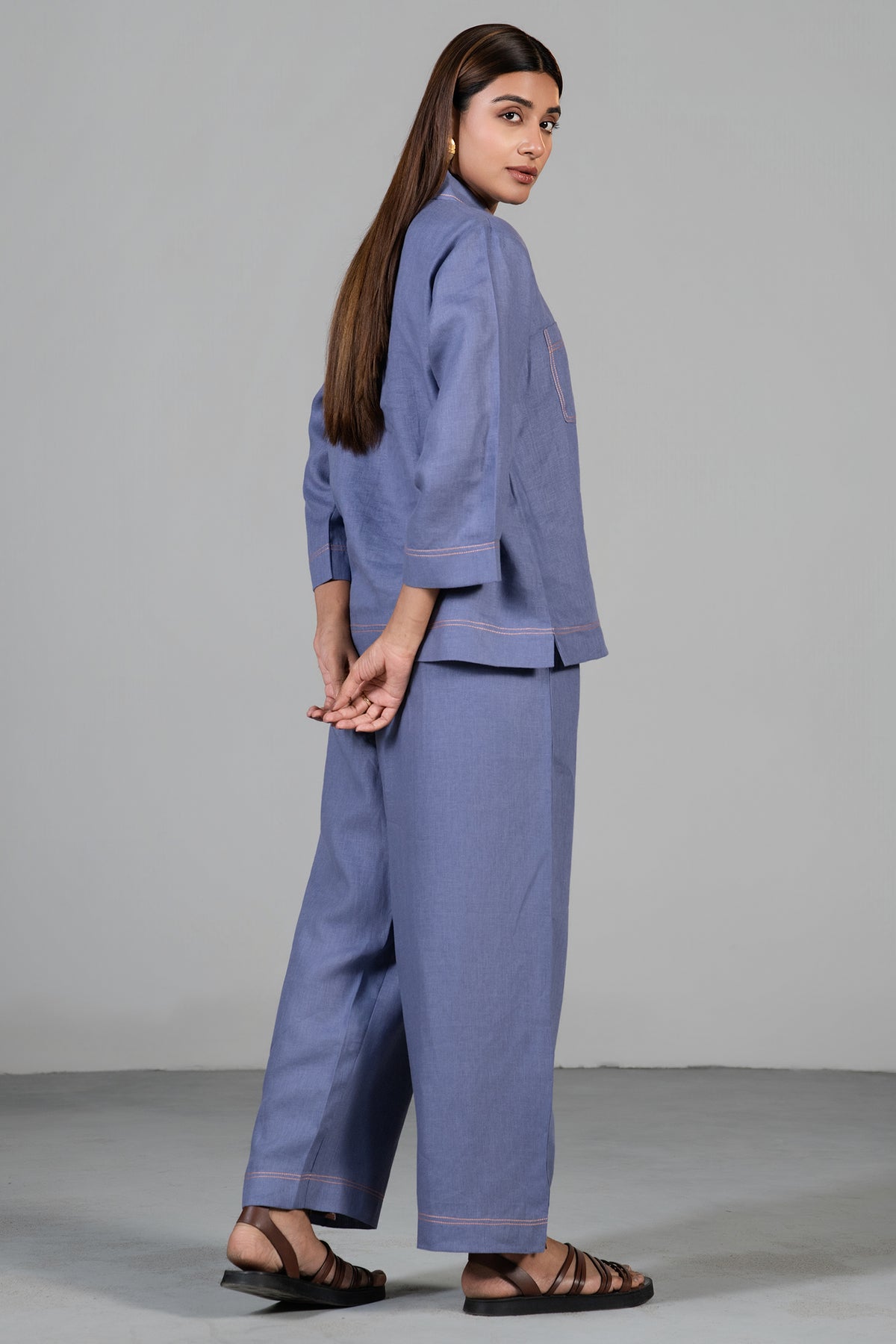 Mulberry Mist Linen Co-Ord Set