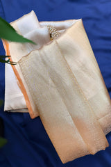 Golden Kanchipuram Tissue Silk Woven Saree