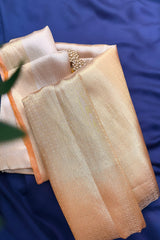 Golden Kanchipuram Tissue Silk Woven Saree