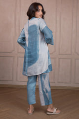 Blue Linen Co-Ord Set