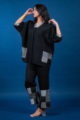 Black Cotton Co-Ord Set