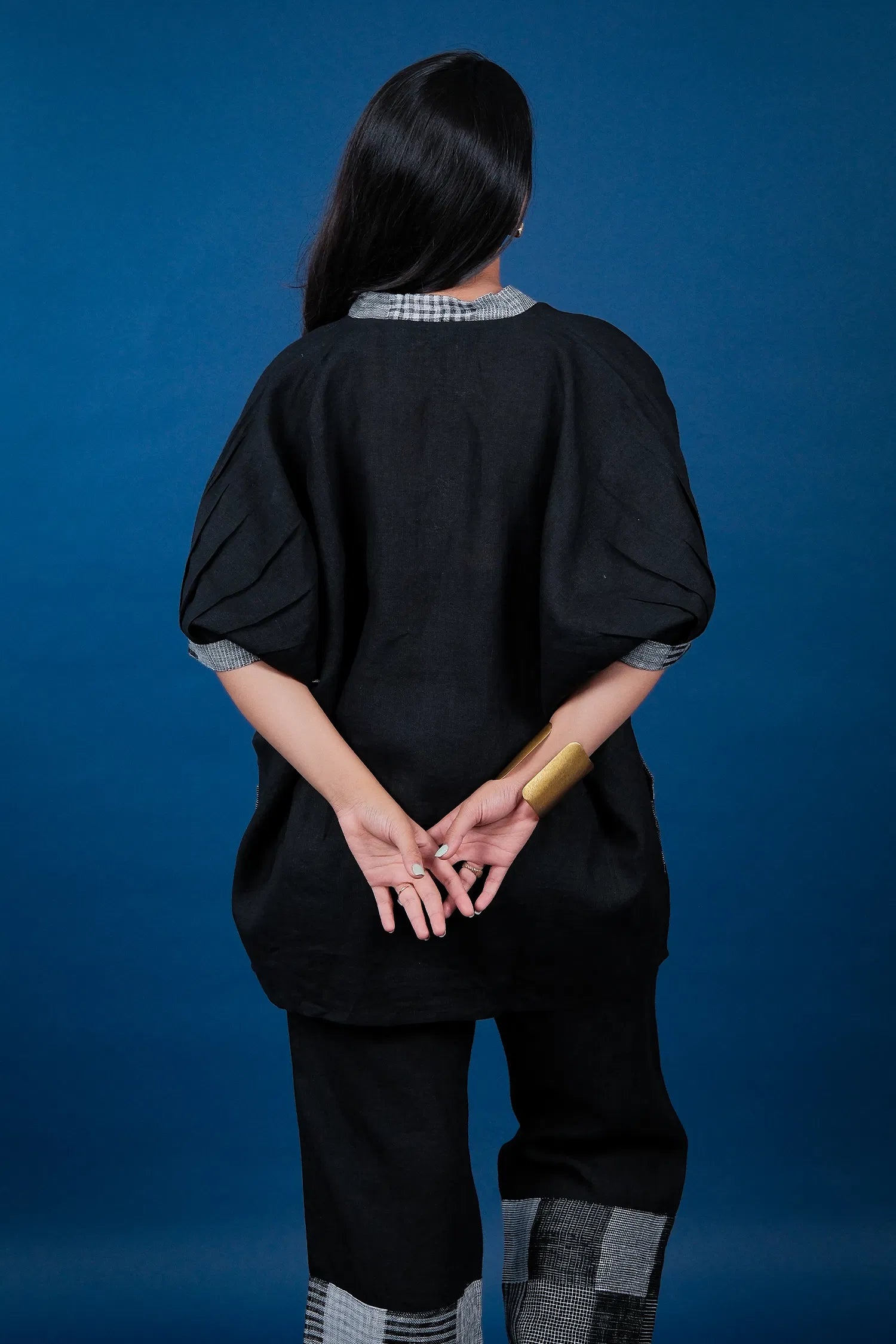 Black Cotton Co-Ord Set